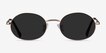 Culture Gold MetalSunglass Frames from EyeBuyDirect, Front View