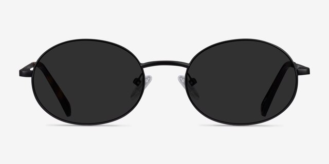 Culture Black MetalSunglass Frames from EyeBuyDirect, Front View
