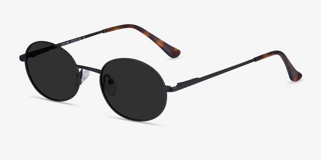 Culture Black MetalSunglass Frames from EyeBuyDirect, Angle View