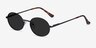 Culture Black MetalSunglass Frames from EyeBuyDirect, Angle View