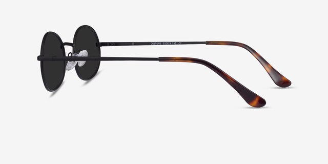 Culture Black MetalSunglass Frames from EyeBuyDirect, Side View