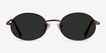 Culture Bronze MetalSunglass Frames from EyeBuyDirect, Front View