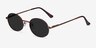 Culture Bronze MetalSunglass Frames from EyeBuyDirect, Angle View