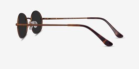 Culture Bronze Métal Soleil de Lunette de vue d'EyeBuyDirect, Vue de Côté