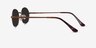 Culture Bronze MetalSunglass Frames from EyeBuyDirect, Side View