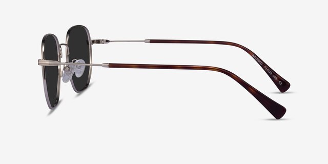 Wilfred Silver MetalSunglass Frames from EyeBuyDirect, Side View
