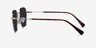 Wilfred Silver MetalSunglass Frames from EyeBuyDirect, Side View
