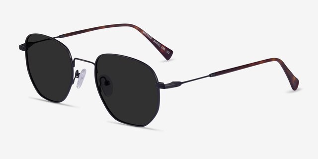 Wilfred Black MetalSunglass Frames from EyeBuyDirect, Angle View