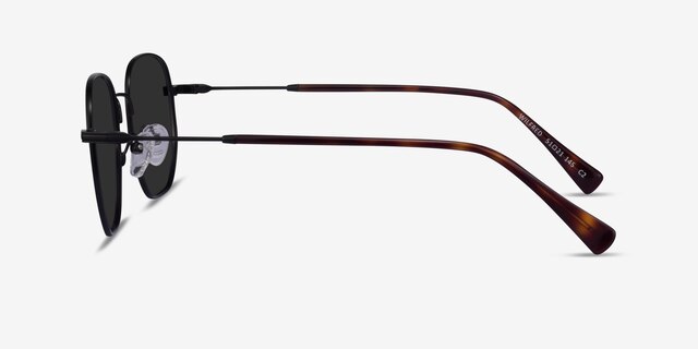 Wilfred Black MetalSunglass Frames from EyeBuyDirect, Side View