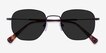 Wilfred Black MetalSunglass Frames from EyeBuyDirect, Closed View