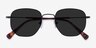 Wilfred Black MetalSunglass Frames from EyeBuyDirect, Closed View