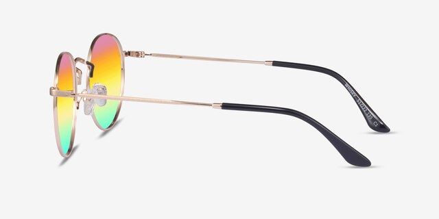 Whisky Gold MetalSunglass Frames from EyeBuyDirect, Side View