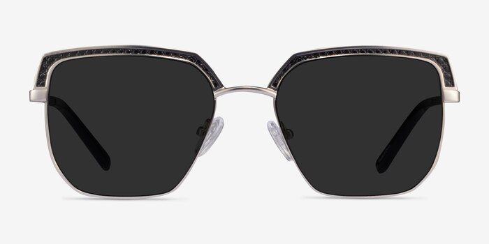 Inventus Black Gunmetal Metal Sunglass Frames from EyeBuyDirect