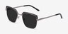 Inventus Black Gunmetal MetalSunglass Frames from EyeBuyDirect, Angle View