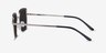 Inventus Black Gunmetal MetalSunglass Frames from EyeBuyDirect, Side View