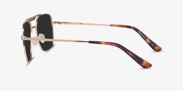 Eastman Gold MetalSunglass Frames from EyeBuyDirect, Side View