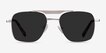 Eastman Silver MetalSunglass Frames from EyeBuyDirect, Front View