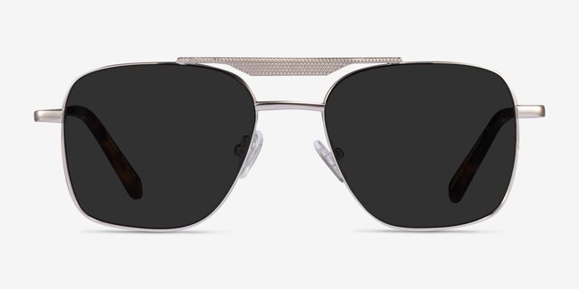 Eastman Silver MetalSunglass Frames from EyeBuyDirect, Front View
