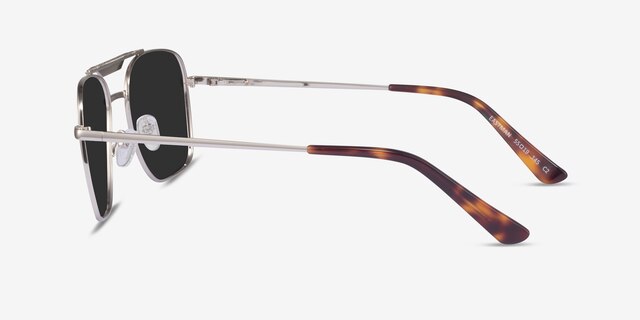 Eastman Silver MetalSunglass Frames from EyeBuyDirect, Side View