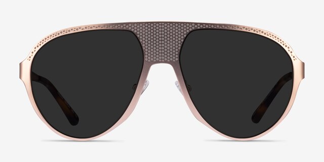 Radar Rose Gold MetalSunglass Frames from EyeBuyDirect, Front View