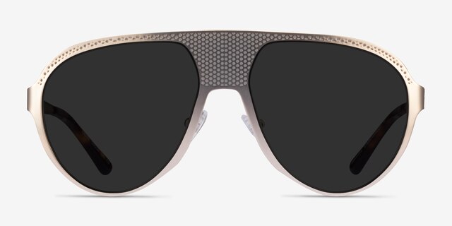 Radar Silver MetalSunglass Frames from EyeBuyDirect, Front View