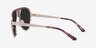 Radar Silver MetalSunglass Frames from EyeBuyDirect, Side View