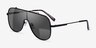 Turing Black MetalSunglass Frames from EyeBuyDirect, Angle View