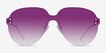 Scope Matte Silver MetalSunglass Frames from EyeBuyDirect, Front View