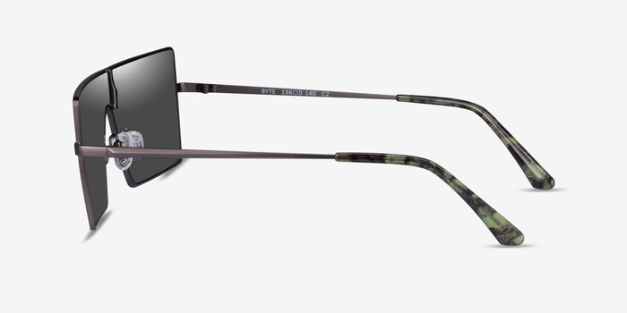 Byte Matte Gunmetal Metal Sunglass Frames from EyeBuyDirect