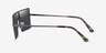 Byte Matte Gunmetal MetalSunglass Frames from EyeBuyDirect, Side View