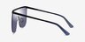 Morphe Black MetalSunglass Frames from EyeBuyDirect, Side View