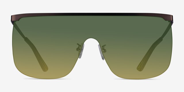 Morphe Gunmetal MetalSunglass Frames from EyeBuyDirect, Front View