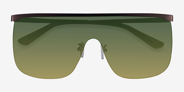 Morphe Gunmetal MetalSunglass Frames from EyeBuyDirect, Closed View