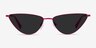 Pixie Red MetalSunglass Frames from EyeBuyDirect, Front View