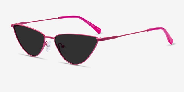 Pixie Red MetalSunglass Frames from EyeBuyDirect, Angle View