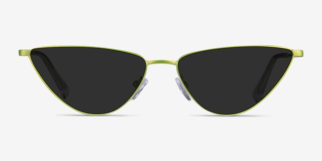 Pixie Green MetalSunglass Frames from EyeBuyDirect, Front View