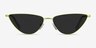 Pixie Green MetalSunglass Frames from EyeBuyDirect, Front View