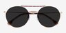Bebop Gold MetalSunglass Frames from EyeBuyDirect, Closed View