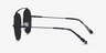Data Black MetalSunglass Frames from EyeBuyDirect, Side View