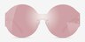 Bios Matte Rose Gold MetalSunglass Frames from EyeBuyDirect, Front View