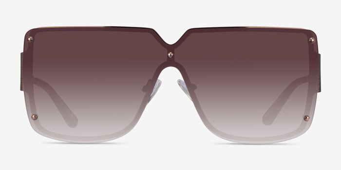 Machina Brown  Metal Sunglass Frames from EyeBuyDirect
