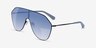 Infinite Black MetalSunglass Frames from EyeBuyDirect, Angle View