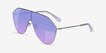 Infinite Matte Silver MetalSunglass Frames from EyeBuyDirect, Angle View