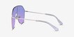 Infinite Matte Silver MetalSunglass Frames from EyeBuyDirect, Side View
