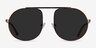 Calculate Bronze MetalSunglass Frames from EyeBuyDirect, Front View