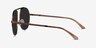 Calculate Bronze MetalSunglass Frames from EyeBuyDirect, Side View