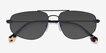 Rooster Shiny Black MetalSunglass Frames from EyeBuyDirect, Closed View