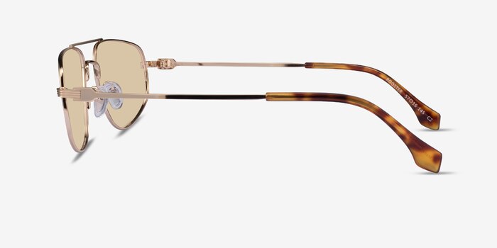 Rooster Shiny Gold Metal Sunglass Frames from EyeBuyDirect