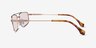 Alto Matt Rose Gold MetalSunglass Frames from EyeBuyDirect, Side View