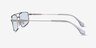 Alto Matt Silver MetalSunglass Frames from EyeBuyDirect, Side View